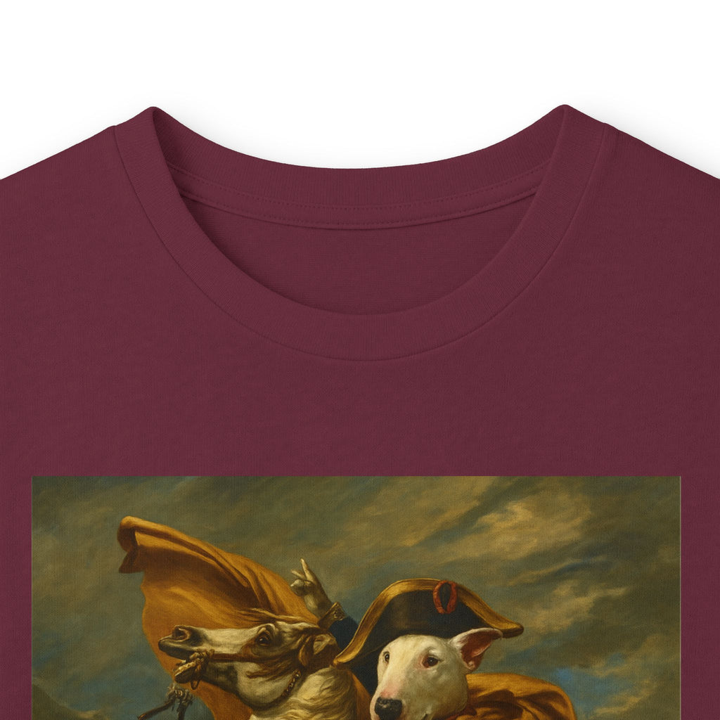 Bull Terrier Napoleon — after Jacques-Louis David, 1801 | Long Sleeve