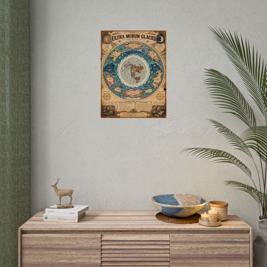 Ultra Murum Glaciei, The Forbidden Atlas Plate II | Poster