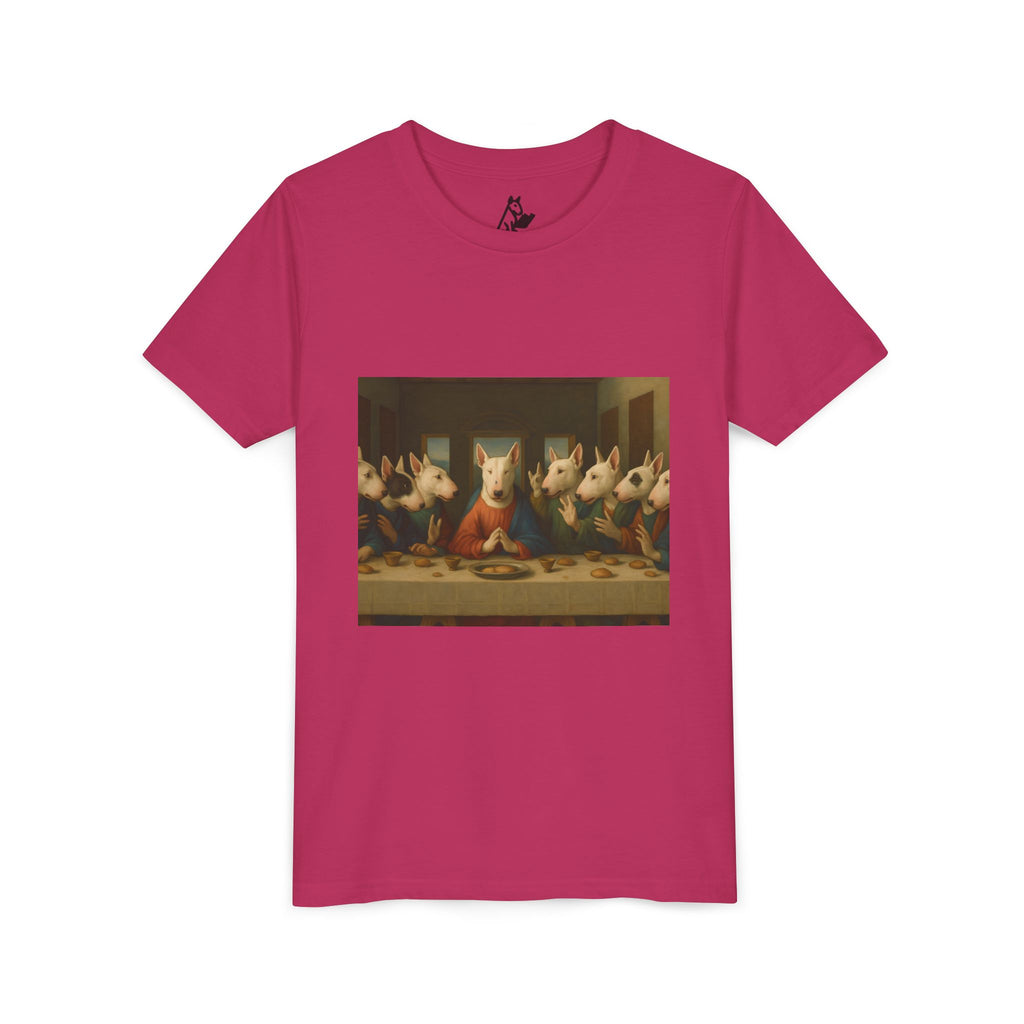 Bull Terrier The Last Supper — after Leonardo da Vinci, 1498 | Youth Tee