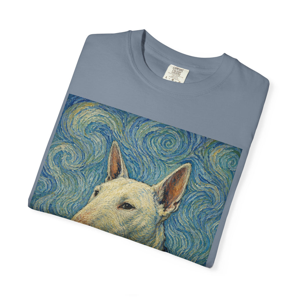 Bull Terrier Self-Portrait — after Vincent van Gogh, 1889 | Garment-Dyed Tee