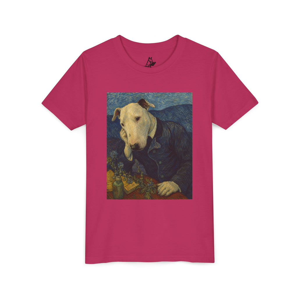 Bull Terrier Portrait of Doctor Gachet — after Vincent van Gogh, 1890 | Youth Tee