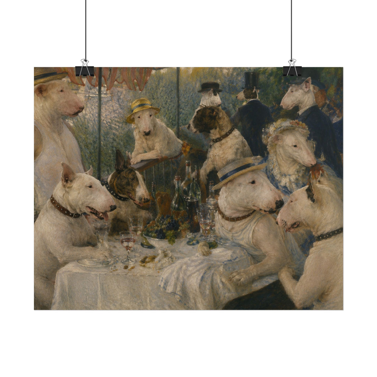Bull Terrier Luncheon of the Boating Party — after Pierre-Auguste Renoir, 1881 | Poster