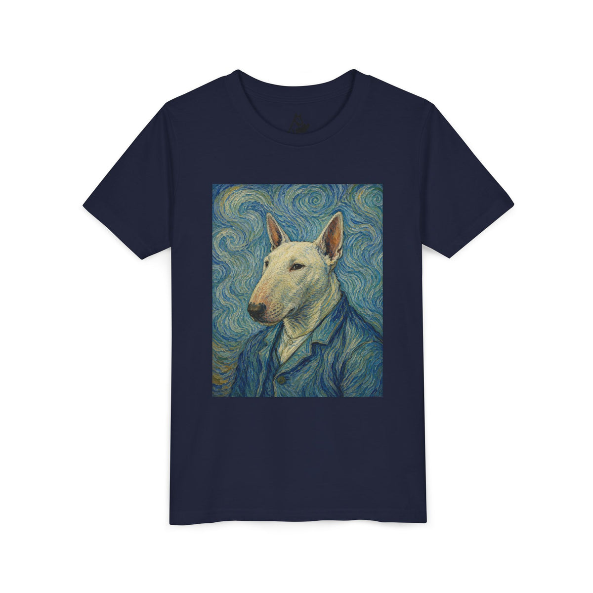 Bull Terrier Self-Portrait — after Vincent van Gogh, 1889 | Youth Tee