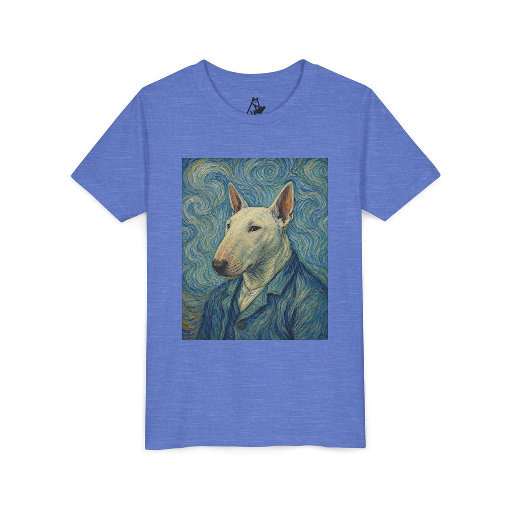 Bull Terrier Self-Portrait — after Vincent van Gogh, 1889 | Youth Tee