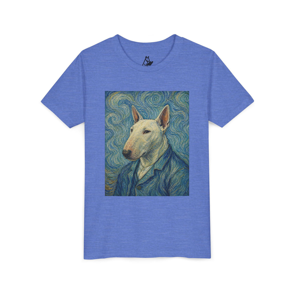 Bull Terrier Self-Portrait — after Vincent van Gogh, 1889 | Youth Tee
