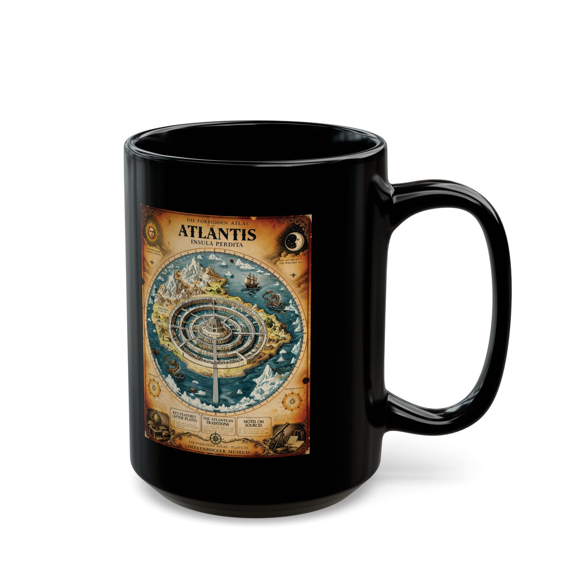 Atlantis, The Forbidden Atlas Plate III | Mug