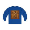 Bull Terrier Vitruvian Man — after Leonardo da Vinci, c.1490 | Long Sleeve