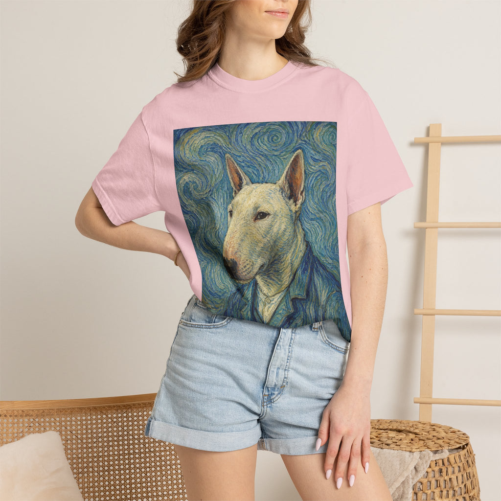 Bull Terrier Self-Portrait — after Vincent van Gogh, 1889 | Garment-Dyed Tee