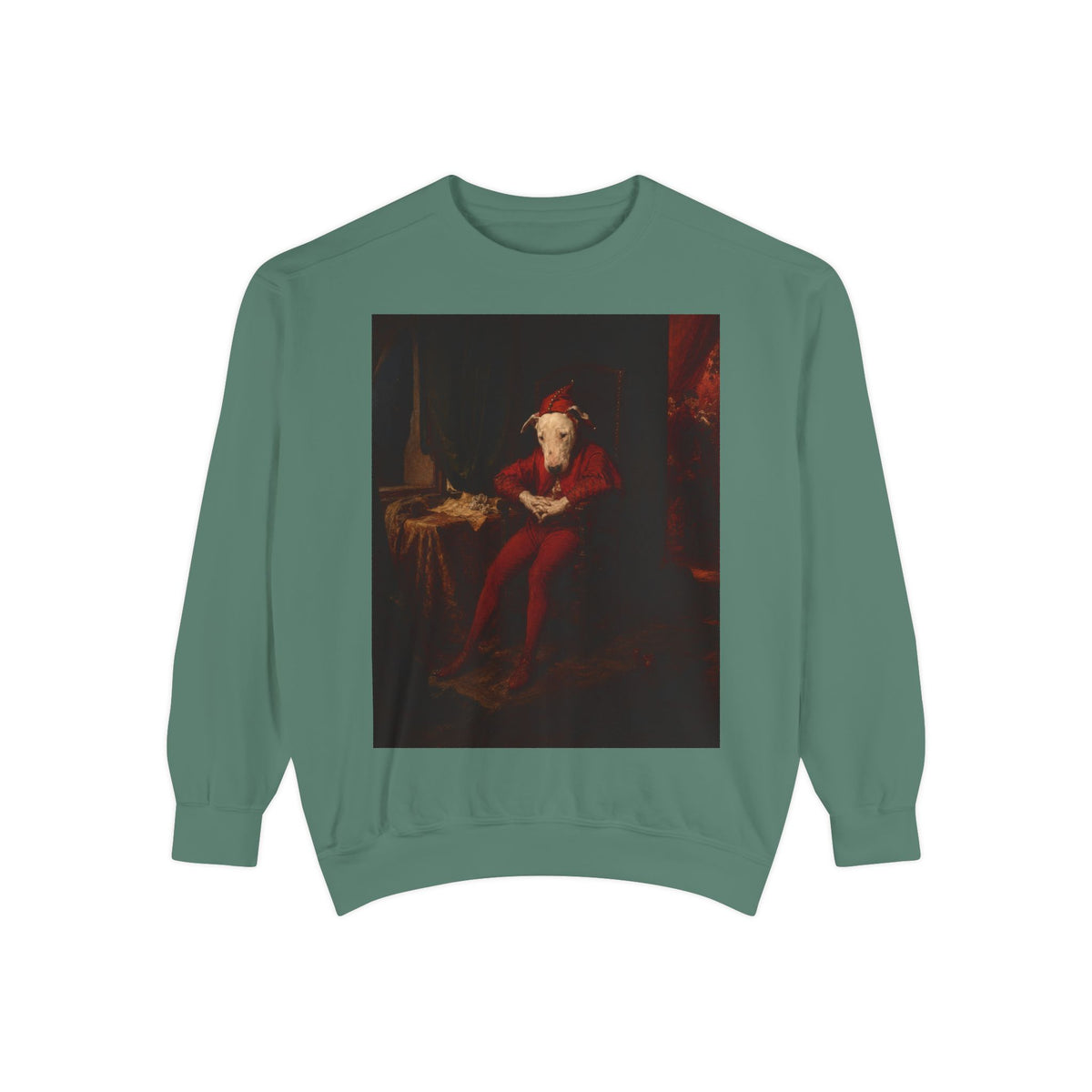 Bull Terrier Stańczyk — after Jan Matejko, 1862 | Crewneck