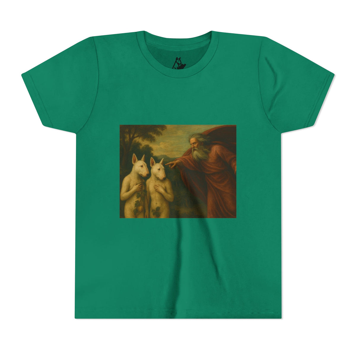 Bull Terrier The Rebuke of Adam and Eve — after Domenichino, 1626 | Youth Tee