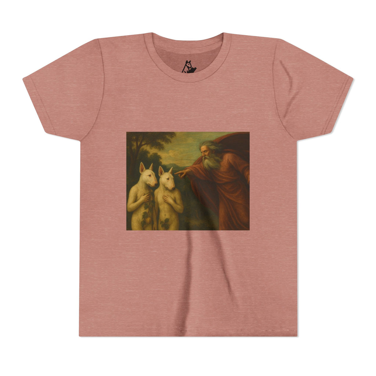 Bull Terrier The Rebuke of Adam and Eve — after Domenichino, 1626 | Youth Tee