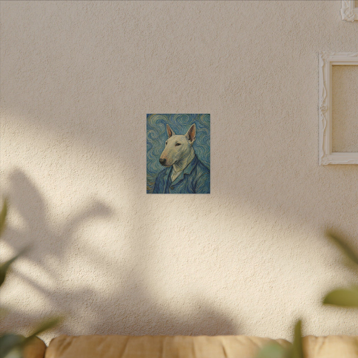 Bull Terrier Self-Portrait — after Vincent van Gogh, 1889 | Canvas