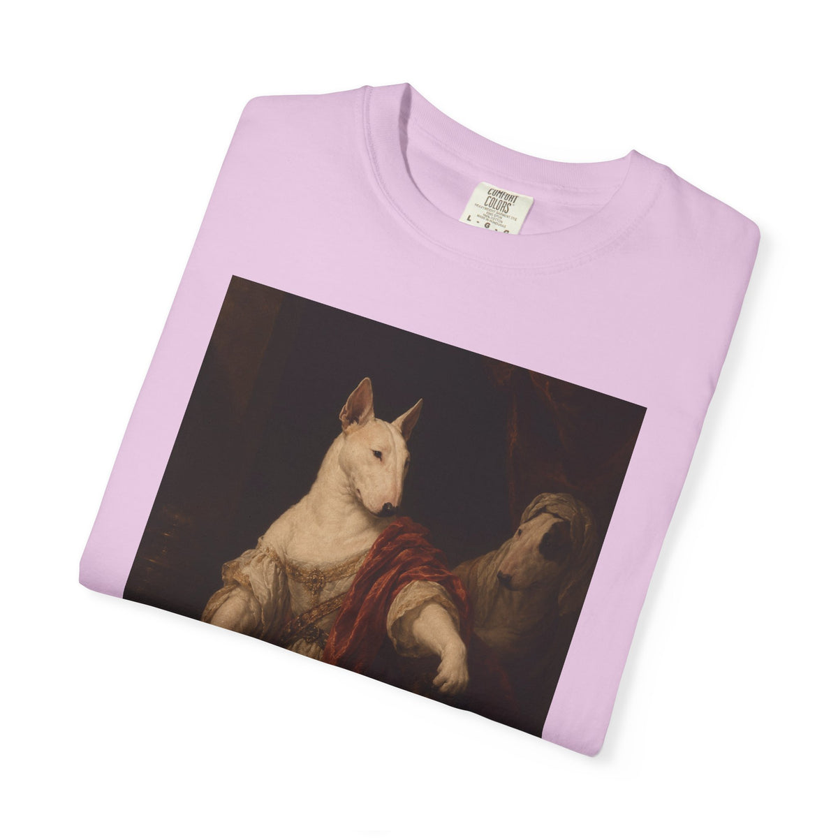 Bull Terrier Judith with the Head of Holofernes — after David Teniers the Younger, 1650s | Garment-Dyed Tee