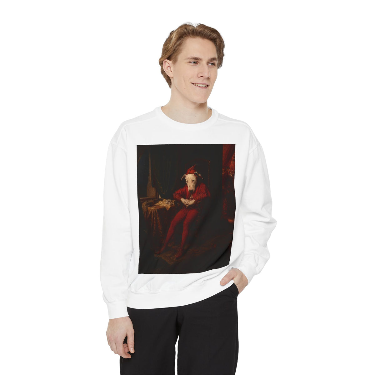 Bull Terrier Stańczyk — after Jan Matejko, 1862 | Crewneck