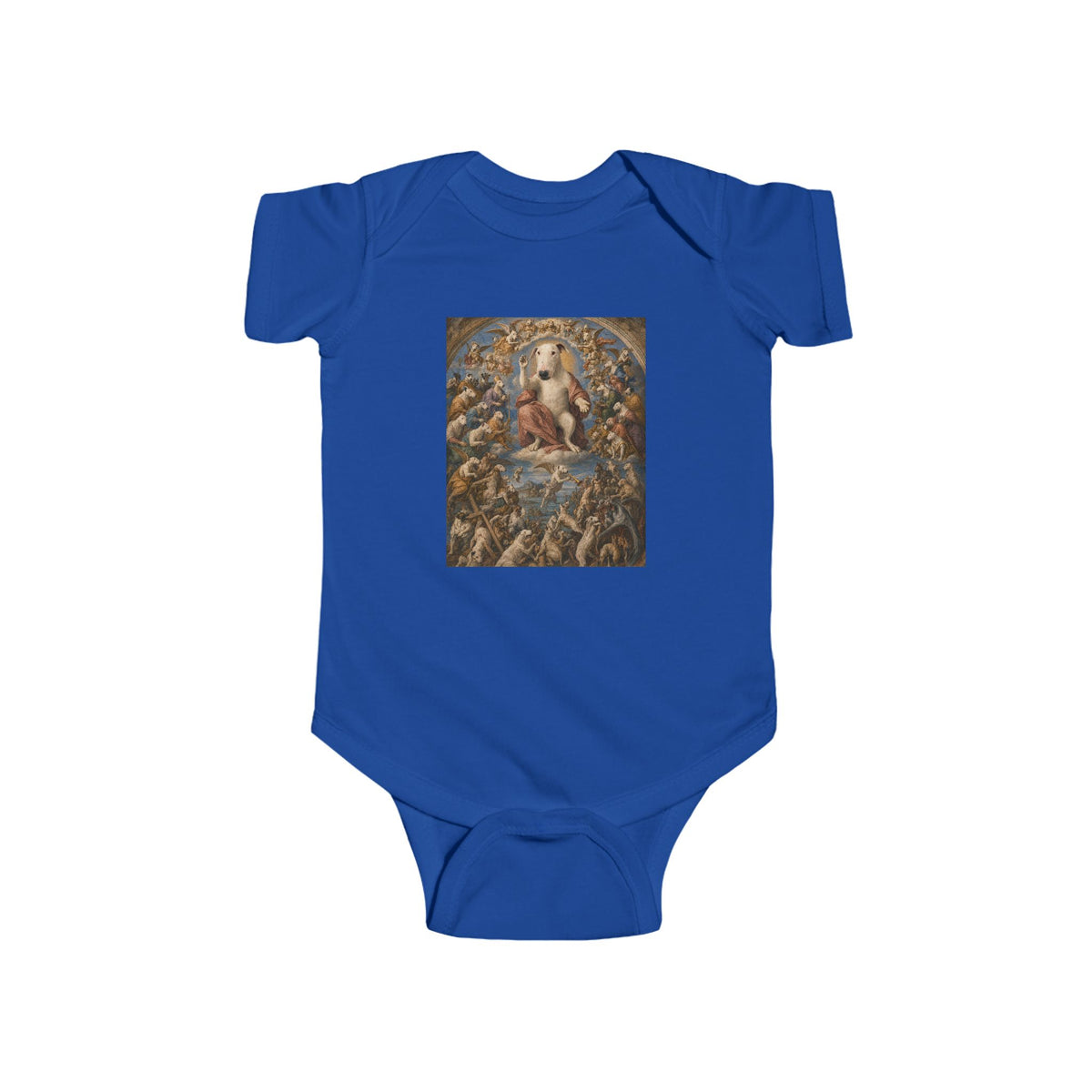 Bull Terrier The Last Judgement — after Michelangelo, 1541 | Bodysuit