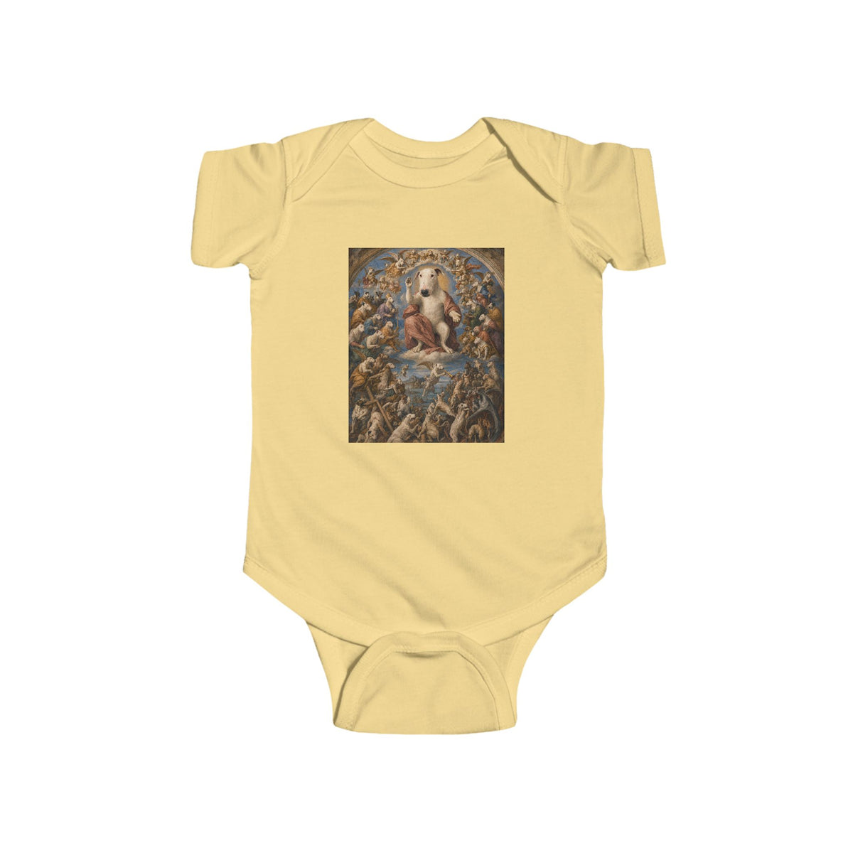 Bull Terrier The Last Judgement — after Michelangelo, 1541 | Bodysuit