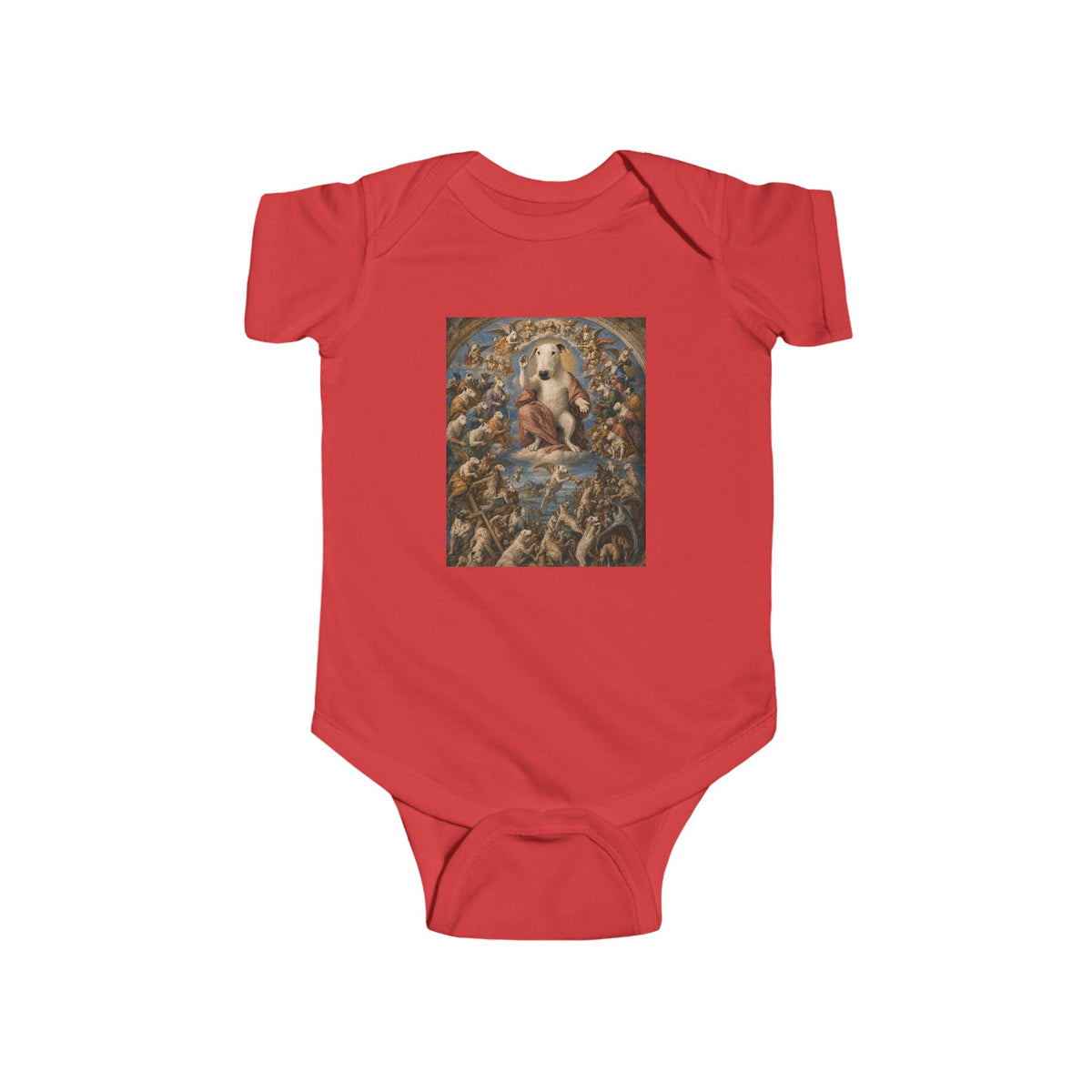 Bull Terrier The Last Judgement — after Michelangelo, 1541 | Bodysuit
