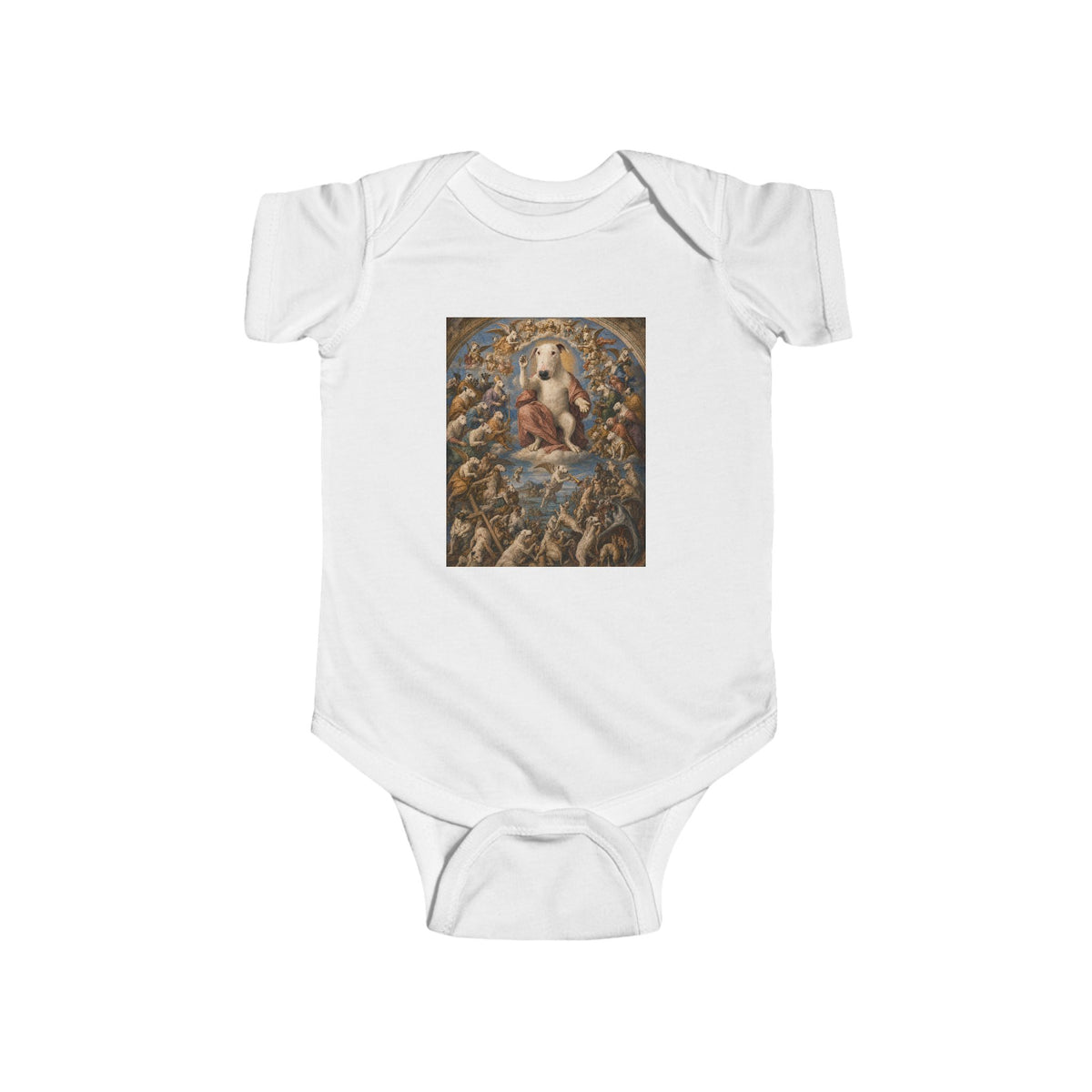 Bull Terrier The Last Judgement — after Michelangelo, 1541 | Bodysuit
