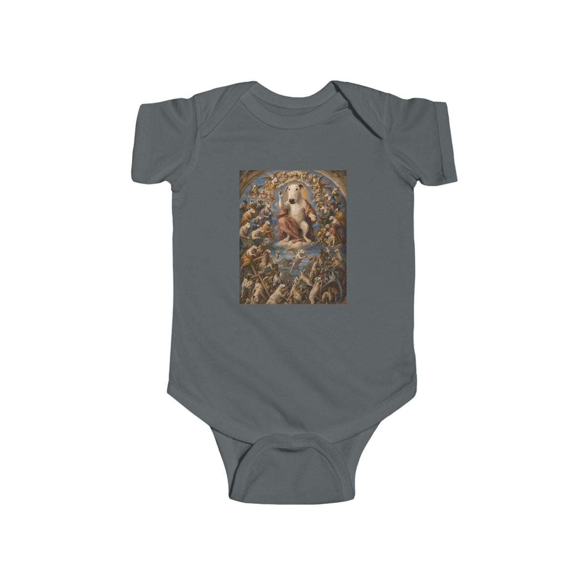 Bull Terrier The Last Judgement — after Michelangelo, 1541 | Bodysuit