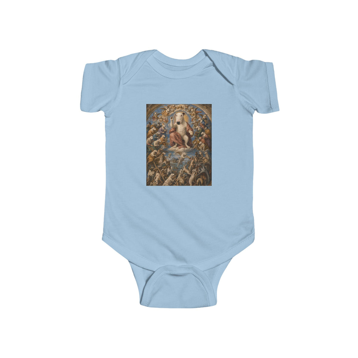Bull Terrier The Last Judgement — after Michelangelo, 1541 | Bodysuit