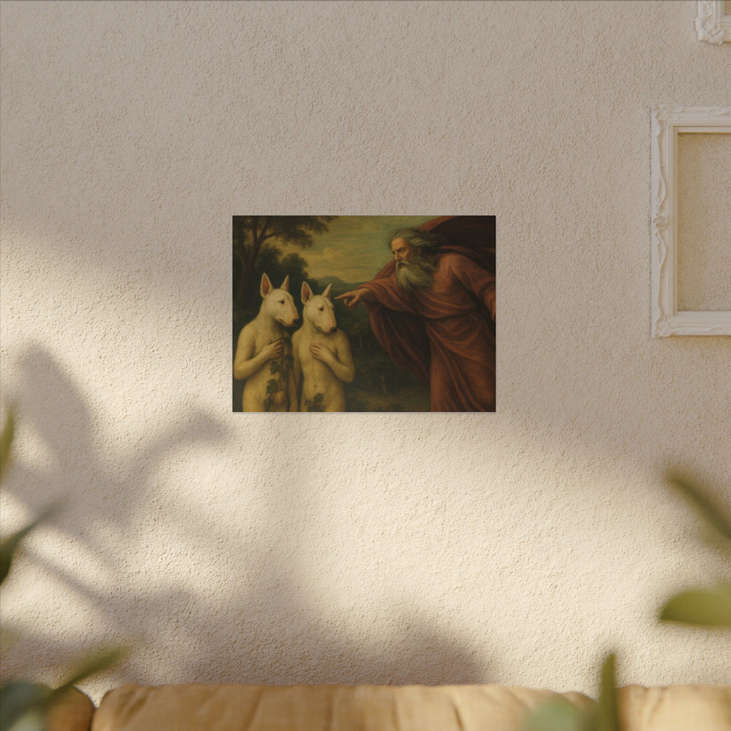 Bull Terrier The Rebuke of Adam and Eve — after Domenichino, 1626 | Canvas