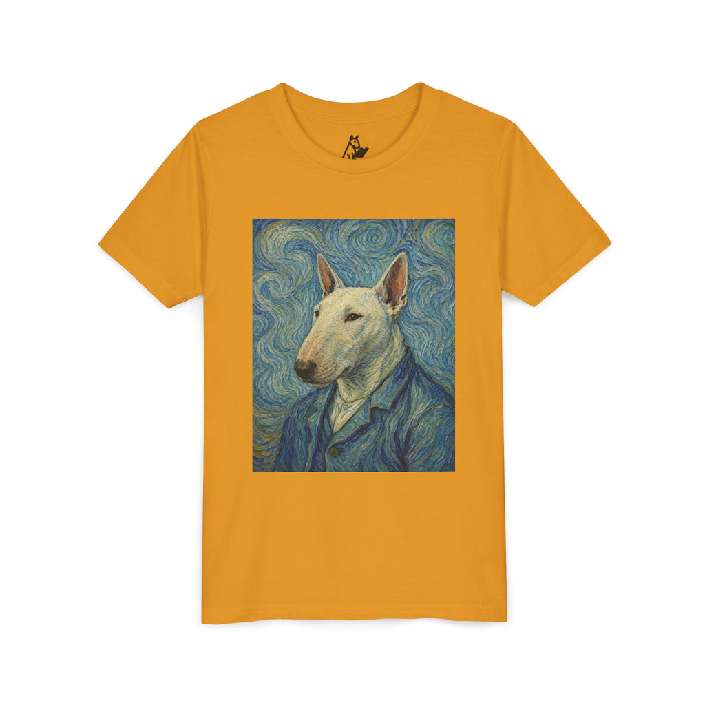 Bull Terrier Self-Portrait — after Vincent van Gogh, 1889 | Youth Tee