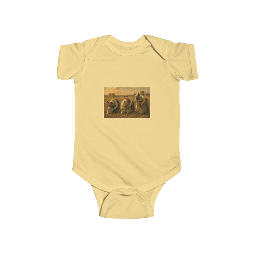 Bull Terrier The Gleaners — after Jean-Francois Millet, 1857 | Bodysuit