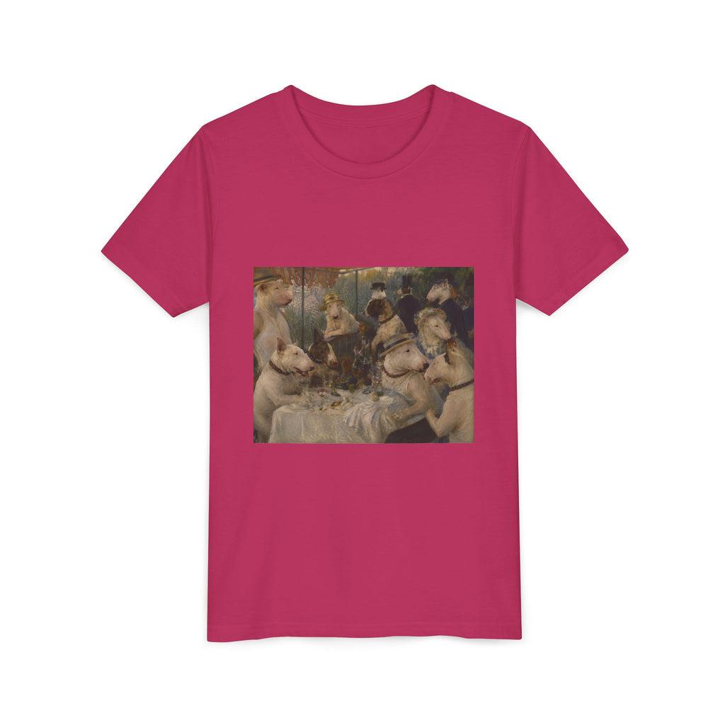 Bull Terrier Luncheon of the Boating Party — after Pierre-Auguste Renoir, 1881 | Youth Tee
