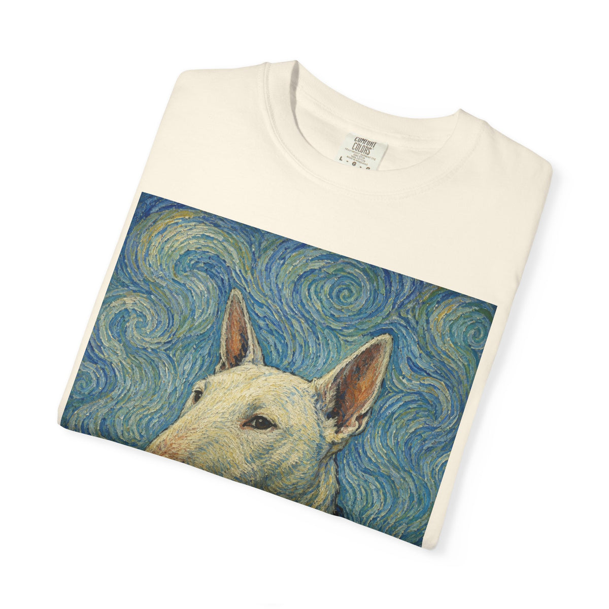 Bull Terrier Self-Portrait — after Vincent van Gogh, 1889 | Garment-Dyed Tee