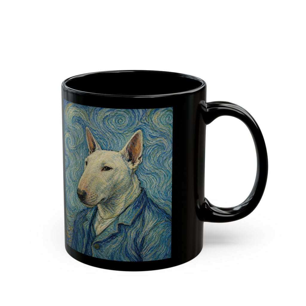 Bull Terrier Self Portrait — after Vincent van Gogh, 1889 | Mug (11oz, 15oz)