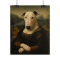 Bull Terrier Mona Lisa — after Leonardo da Vinci, c.1503 | Poster