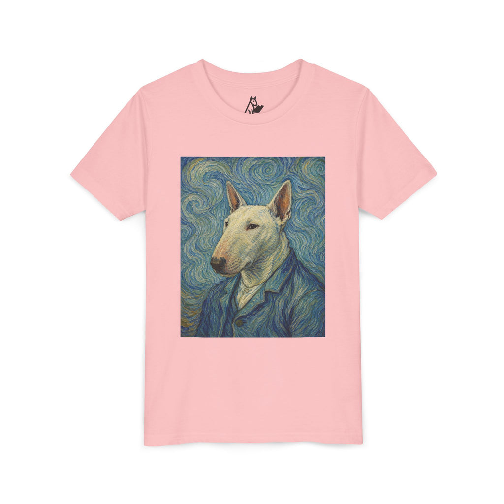 Bull Terrier Self-Portrait — after Vincent van Gogh, 1889 | Youth Tee