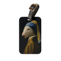 Bull Terrier Girl with a Pearl Earring — after Johannes Vermeer, c.1665 | Luggage Tag