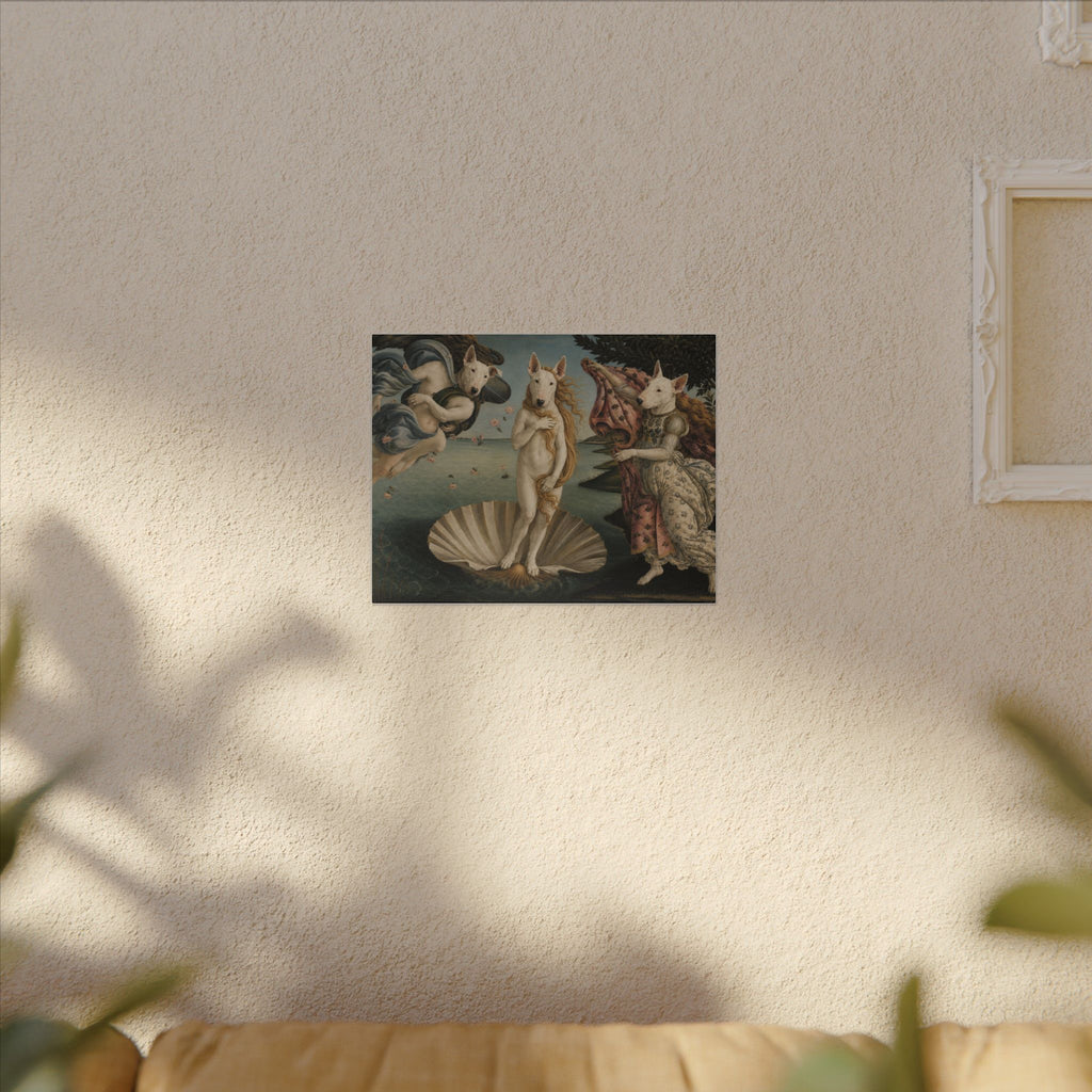 Bull Terrier The Birth of Venus — after Sandro Botticelli, c.1485 | Canvas