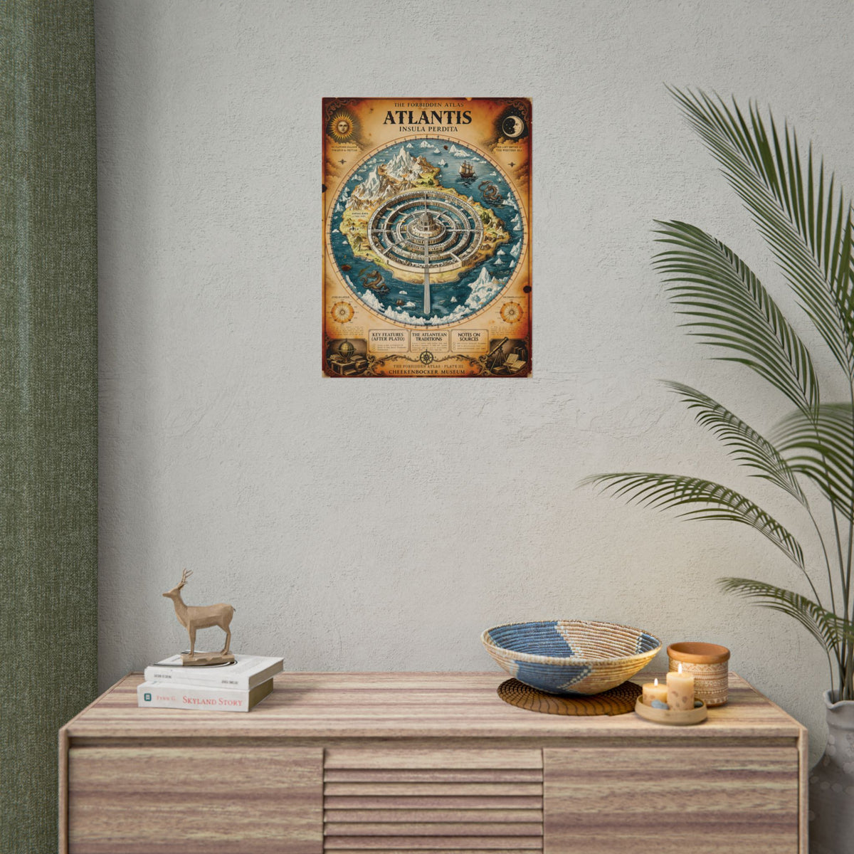 Atlantis, The Forbidden Atlas Plate III | Poster