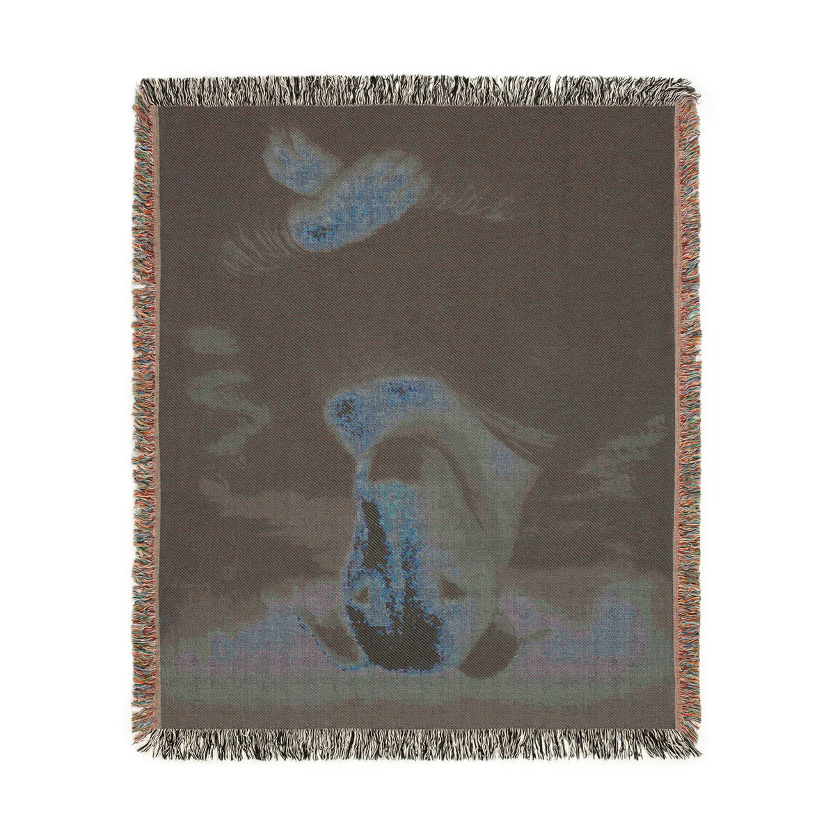 Bull Terrier Mona Lisa — after Leonardo da Vinci, c.1503 | Blanket