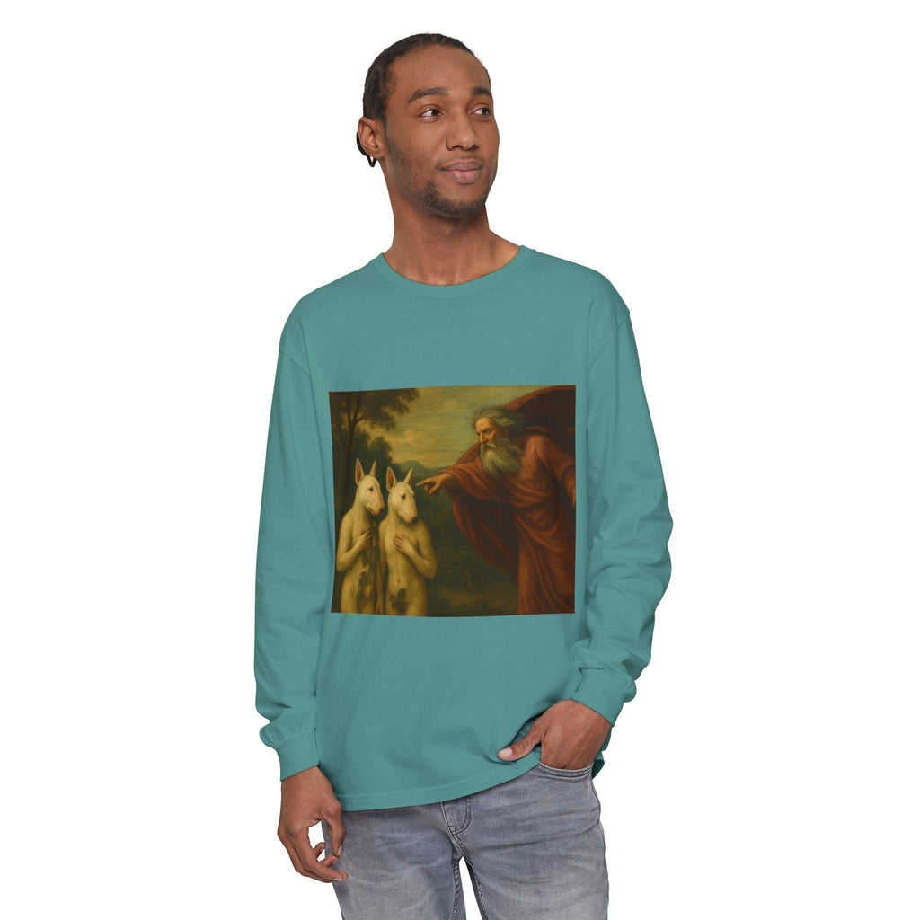 Bull Terrier The Rebuke of Adam and Eve — after Domenichino, 1626 | Long Sleeve