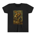 Bull Terrier Napoleon Crossing the Alps — after Jacques-Louis David, 1801 | Youth Tee