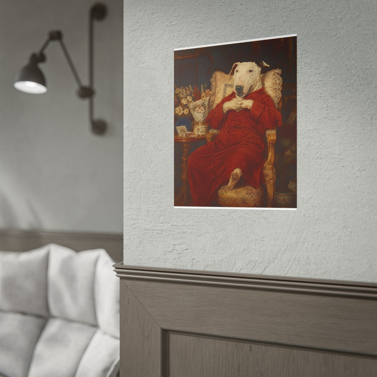 Bull Terrier Happy Birthday | Print