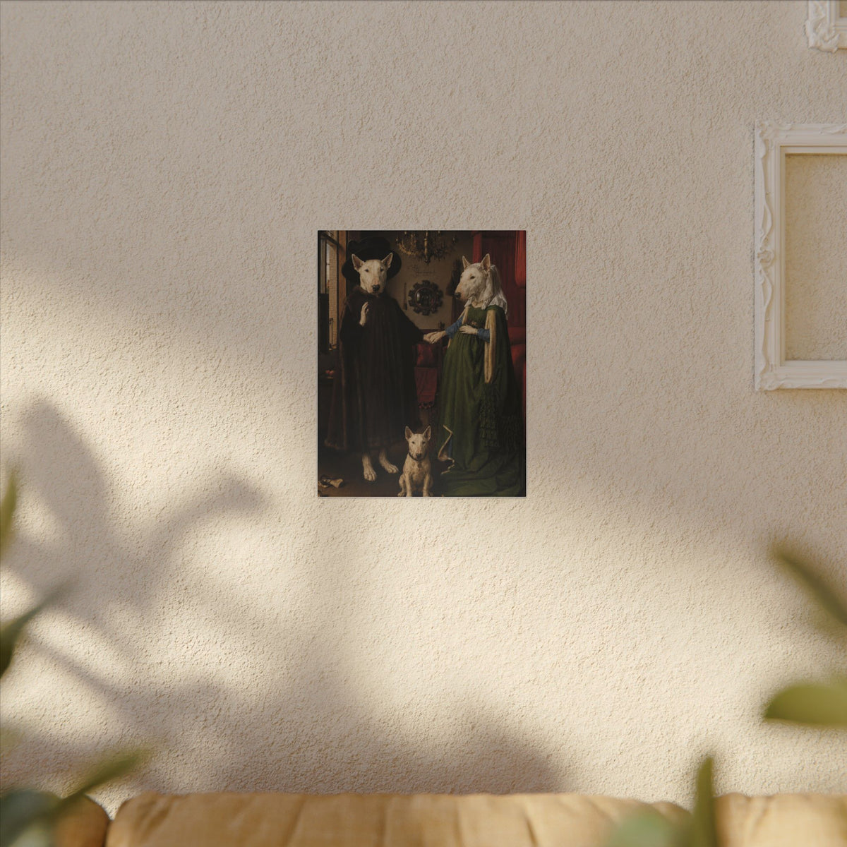 Bull Terrier The Arnolfini Portrait — after Jan van Eyck, 1434 | Canvas