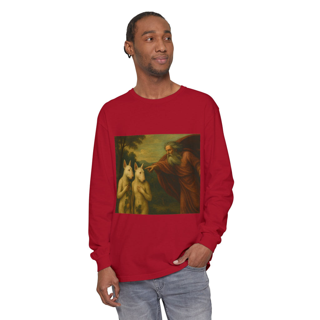 Bull Terrier The Rebuke of Adam and Eve — after Domenichino, 1626 | Long Sleeve