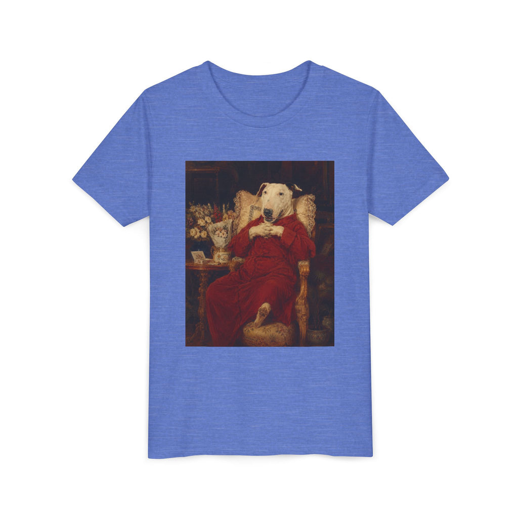 Bull Terrier A Happy Birthday — after Antonio Casanova y Estorach, c.1890 | Youth Tee