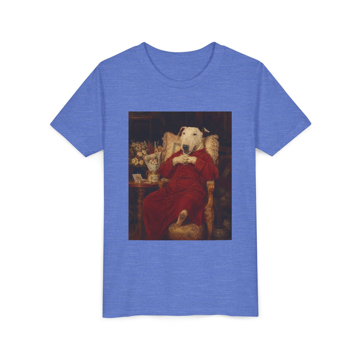 Bull Terrier A Happy Birthday — after Antonio Casanova y Estorach, c.1890 | Youth Tee