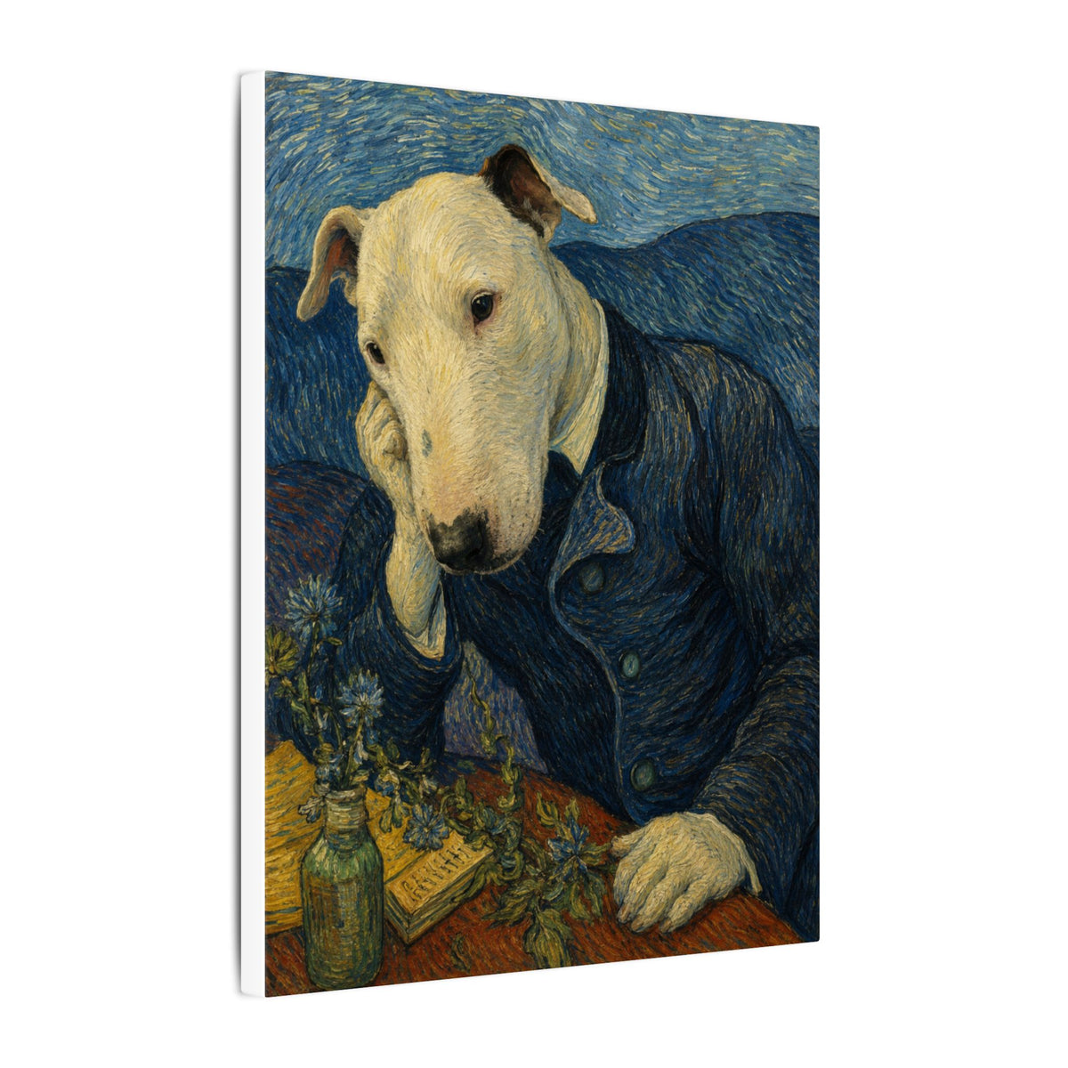 Bull Terrier Portrait of Doctor Gachet — after Vincent van Gogh, 1890 | Canvas
