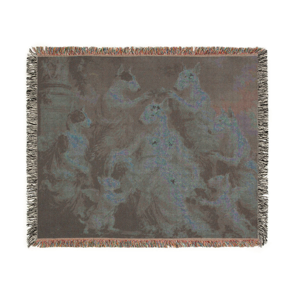 Bull Terrier Themire Crowned by the Graces — after the Sevres Manufactory, 1777 | Blanket