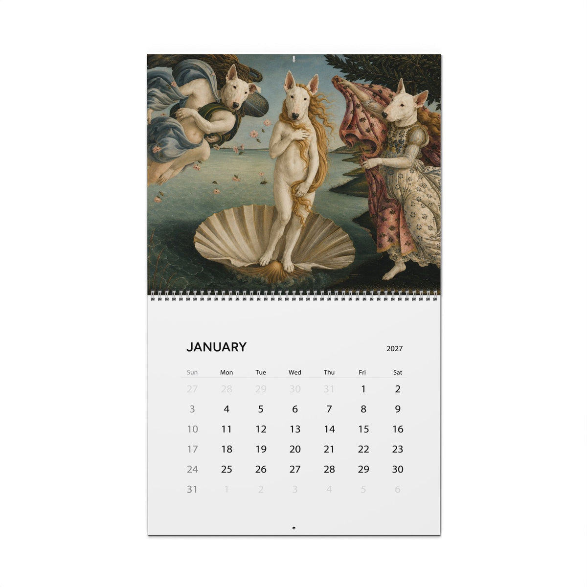 Bull Terrier The Permanent Collection | Wall Calendar