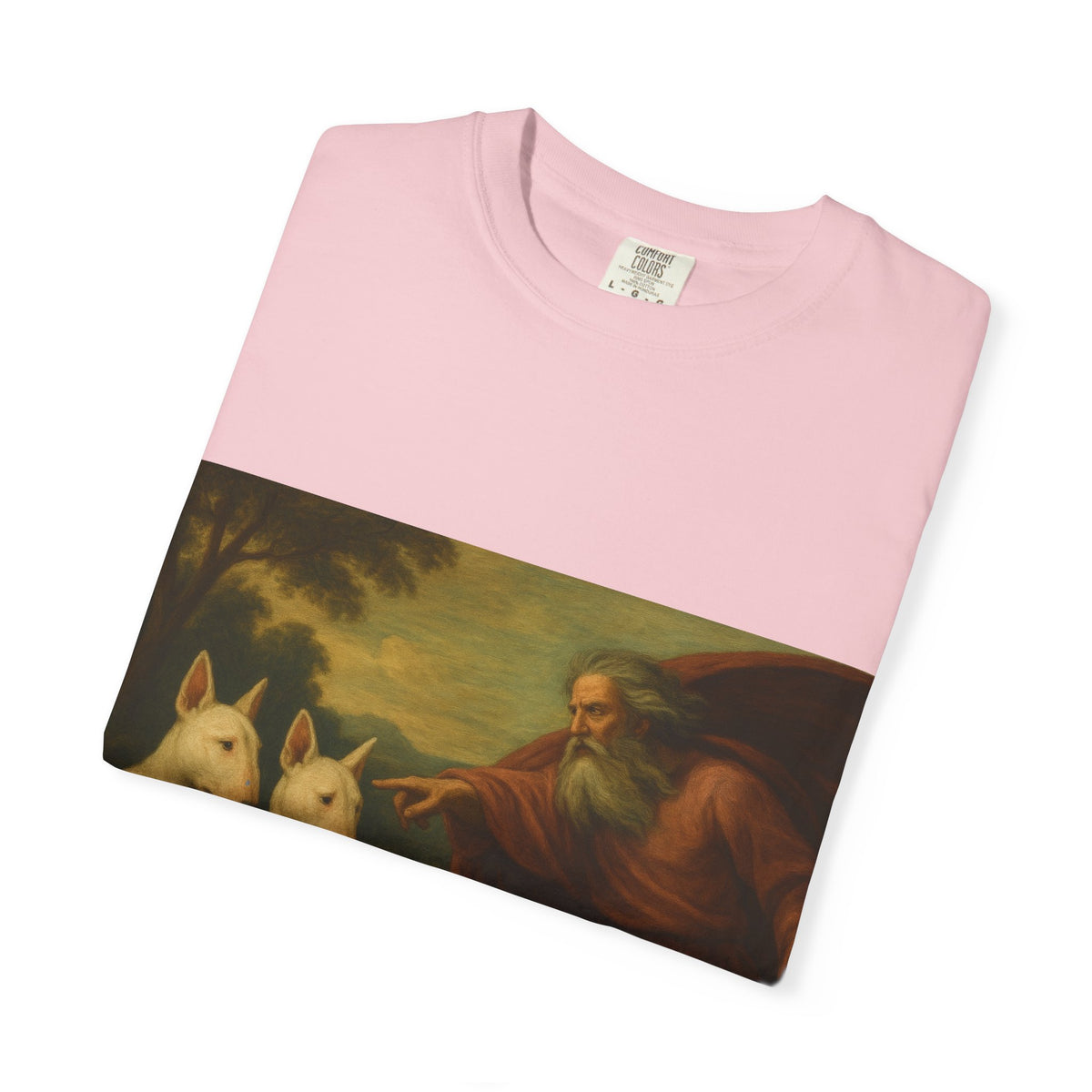 Bull Terrier The Rebuke of Adam and Eve — after Domenichino, 1626 | Garment-Dyed Tee