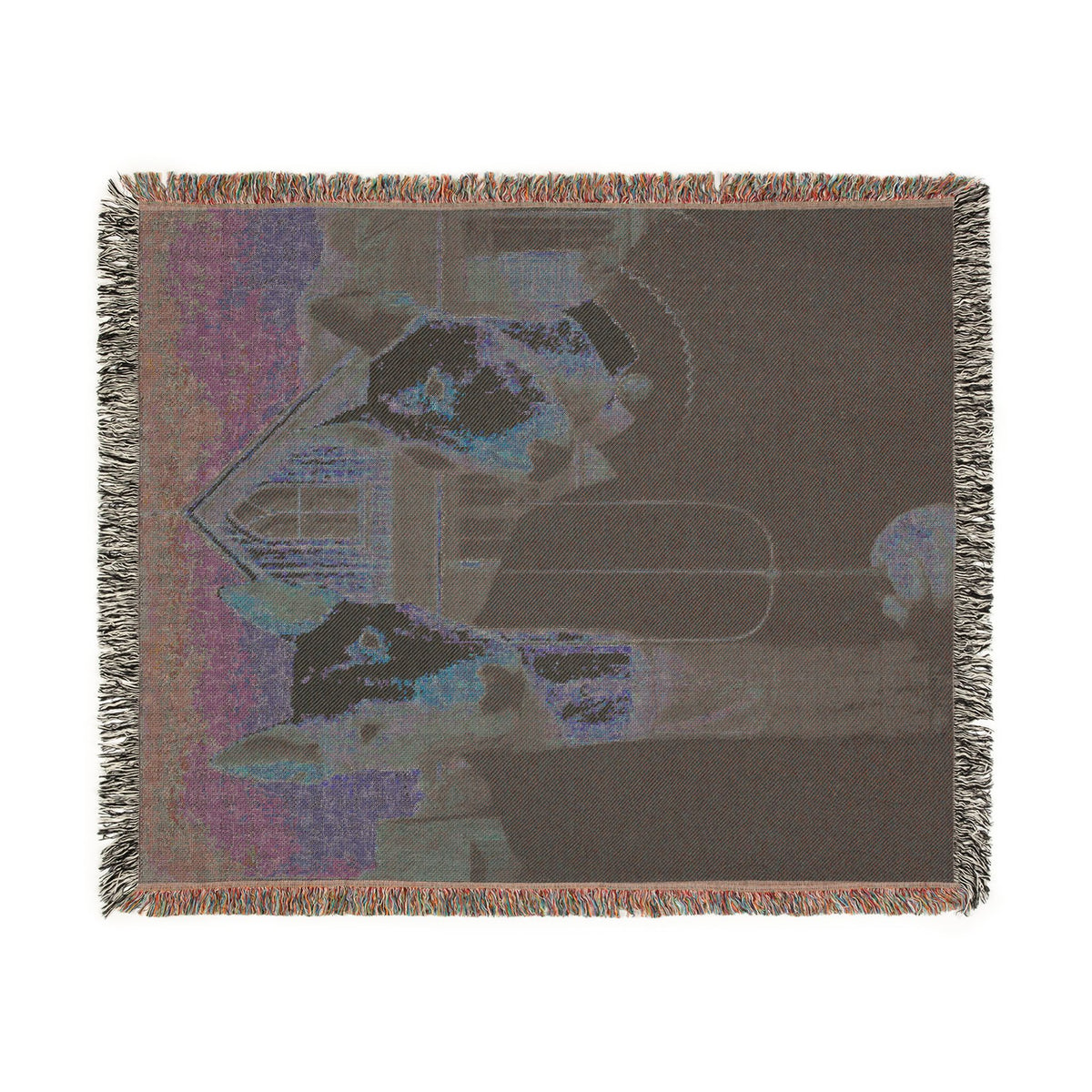 Bull Terrier American Gothic — after Grant Wood, 1930 | Blanket