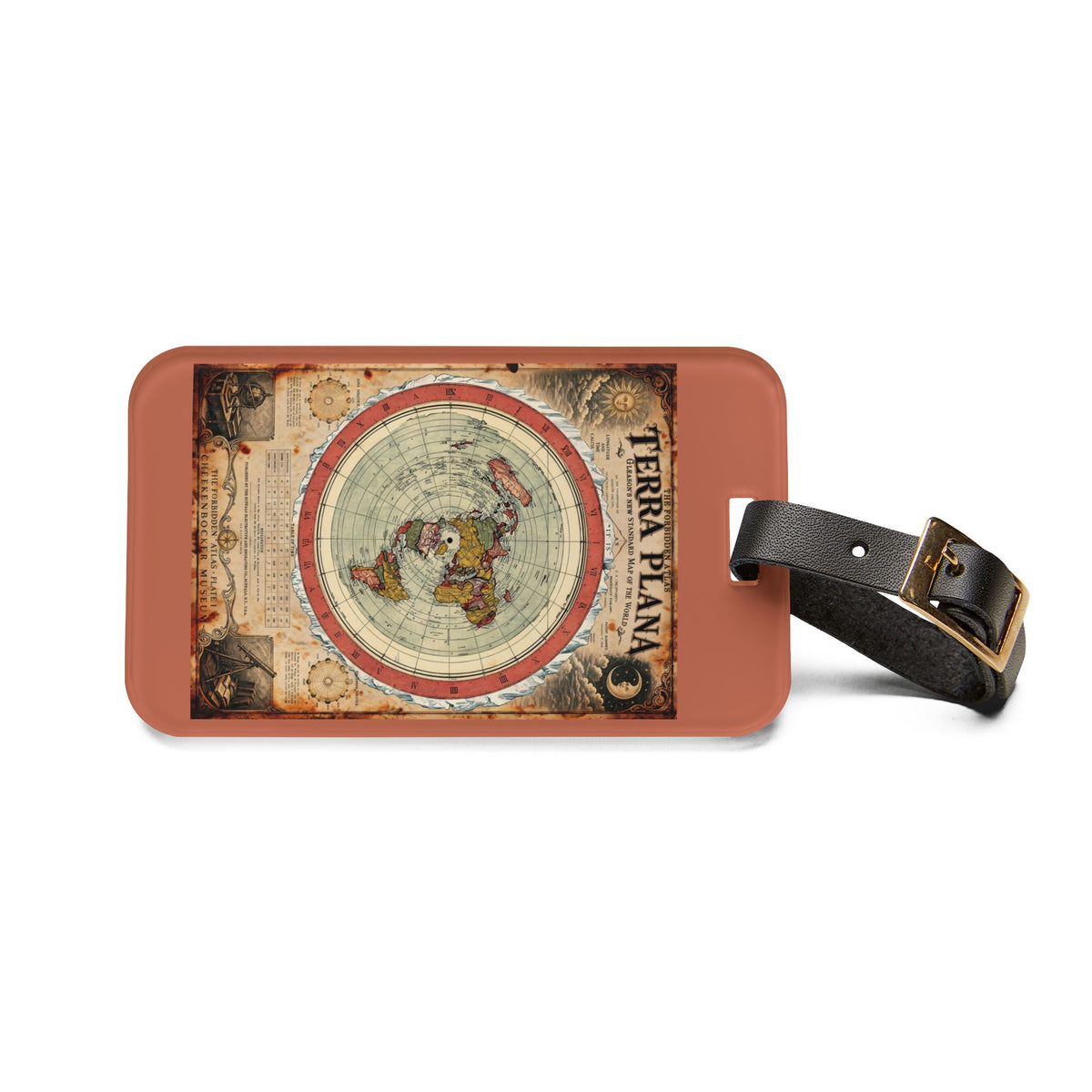 Terra Plana, The Forbidden Atlas Plate I | Luggage Tag
