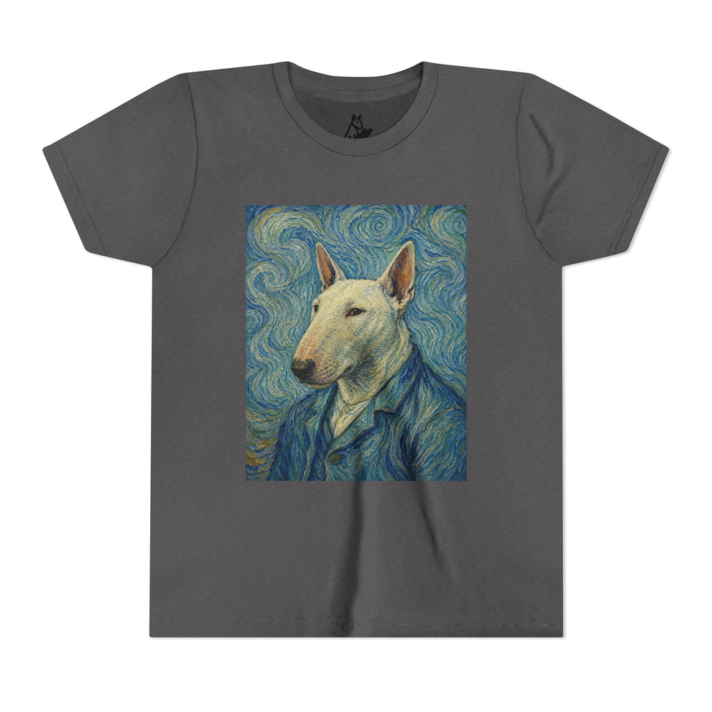 Bull Terrier Self-Portrait — after Vincent van Gogh, 1889 | Youth Tee